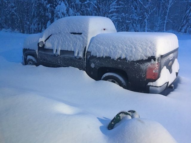 Last snowstorm in Rock, MI by Randy Sather