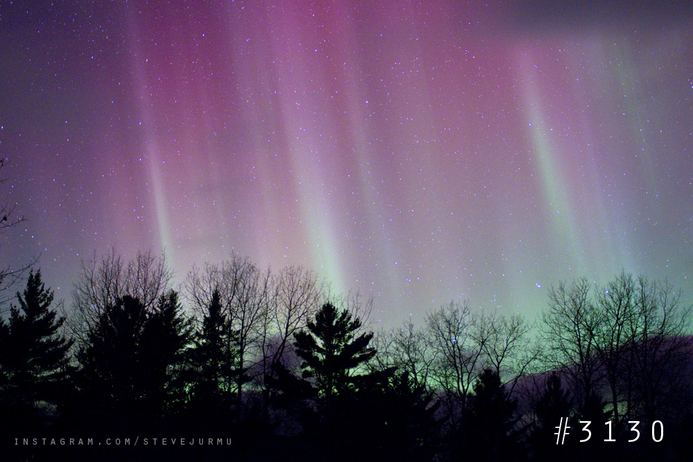 Northern Lights over Lake Superior