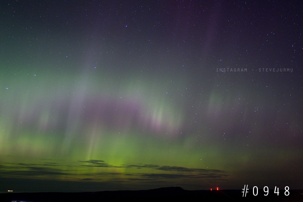 Northern Lights over Lake Superior